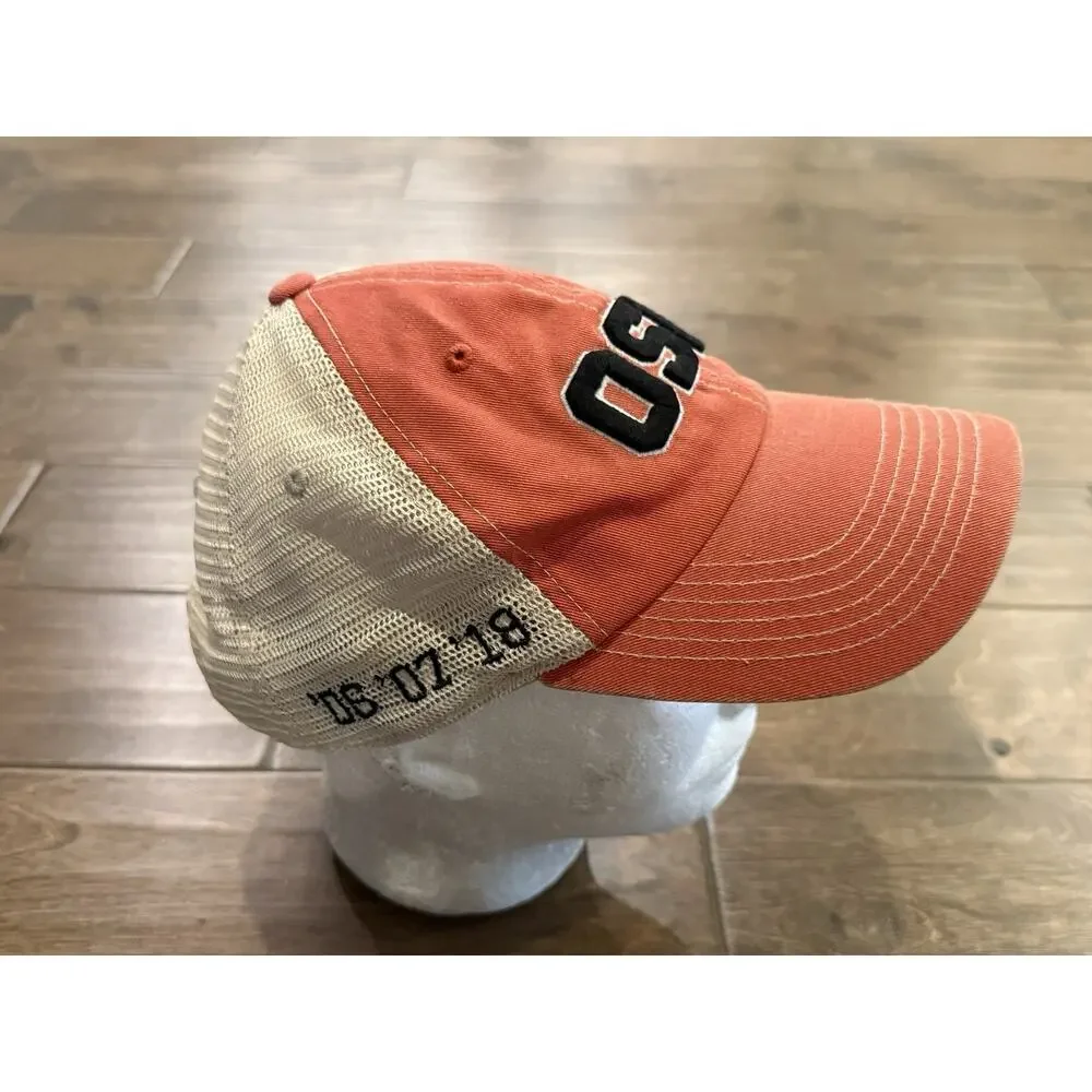 Top Of The World Orange Oregon State Beavers Baseball Champs ‘06 ‘07 ‘18 Hat Cap